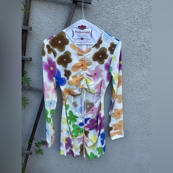 With Jean Hermana Dress Viola Tricolor - Picture 14 of 15